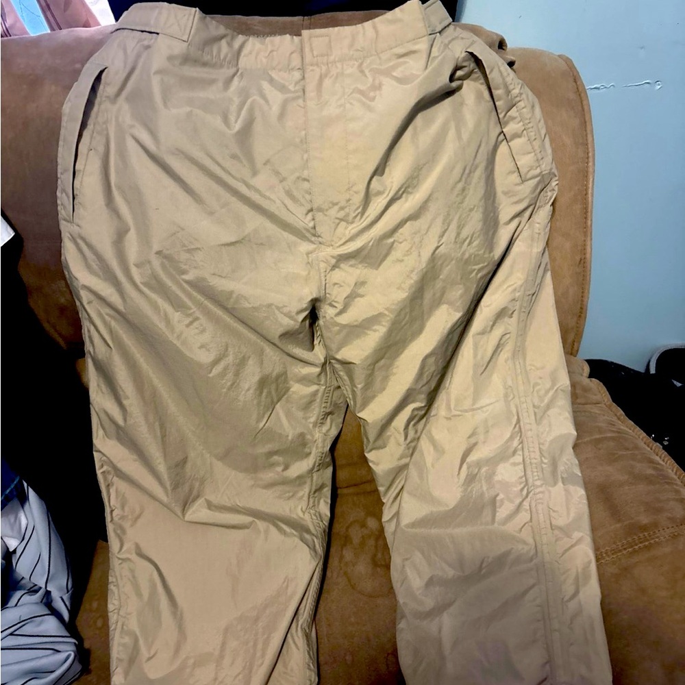 Brooks Brothers Golf loose-fit pants w velcro adjustable waist and zip ankles